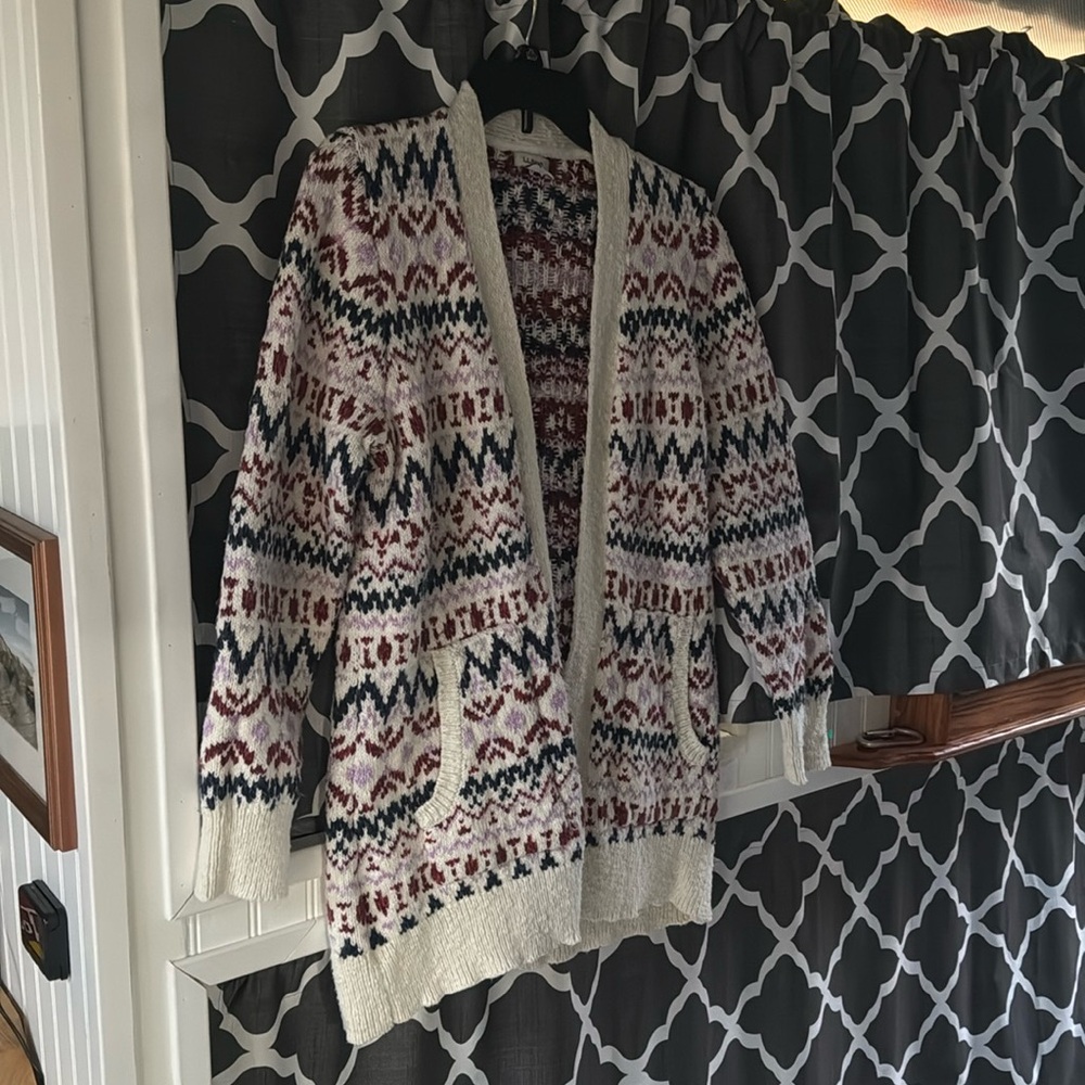 LL Bean vintage cotton sweater